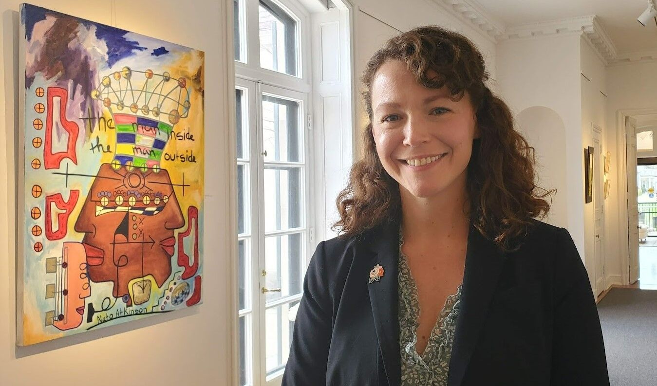 ROGUES RECEPTION AT ANDERSON - Anderson's Administrator Madeline Marzec